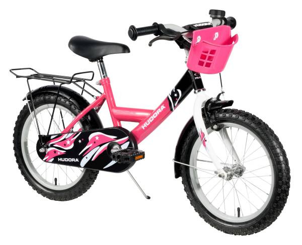 Hudora | Kinderfahrrad, 16", pink | 10543