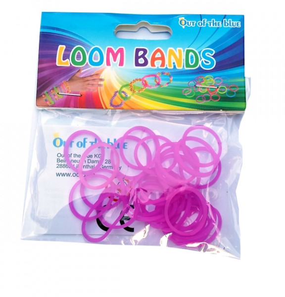 Loombandz | 30 Ringe | Neonlila