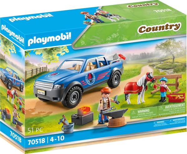 Playmobil | Mobiler Hufschmied | 70518