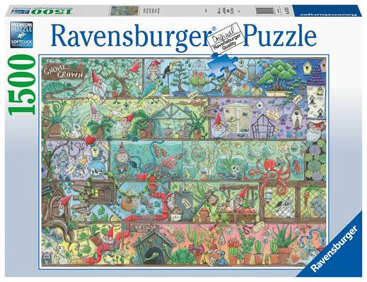 Ravensburger Puzzle | Zwerge im Regal | 1500 Teile
