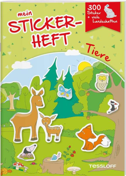 Tessloff Verlag Ragnar Tessloff GmbH & Co. KG | Mein Stickerheft. Tiere | Kiefmann, Elisabeth