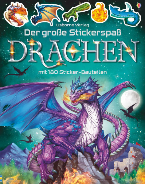 Usborne | Der große Stickerspaß: Drachen