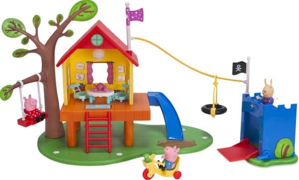 Jazwares | PEPPA Baumhaus und Burg Spielset | PEP0604