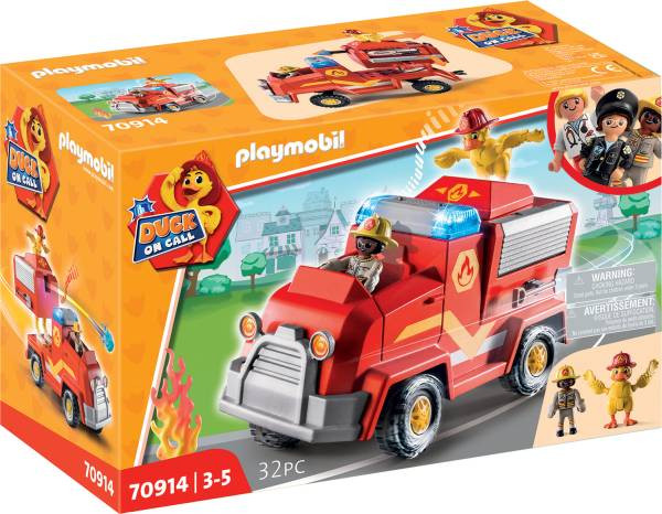 Playmobil | DUCK ON CALL - Feuerwehr Einsatzfahrzeug | 70914