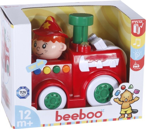 Vedes | beeboo Press & Go Fahrzeug | Feuerwehr mit Licht & Sound