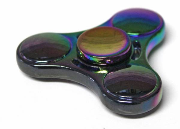 Finger Spinner | Ufo | Regenbogen | Metall
