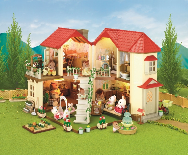 Sylvanian Families | Stadthaus mit Licht (ohne Batterien 2xAA) | 2