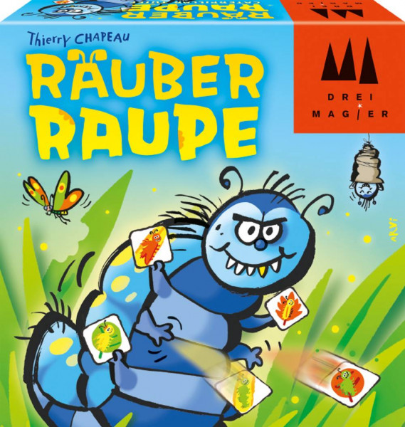 Schmidt-Spiele | Drei Magier® Kartenspiel | Räuber Raupe