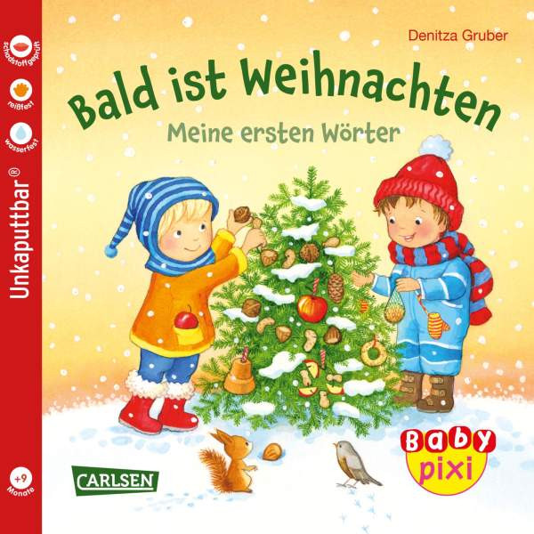 Carlsen | Baby Pixi (unkaputtbar) 108: VE 5 Bald ist Weihnachten (5 Exemplare) | Gruber, Denitza