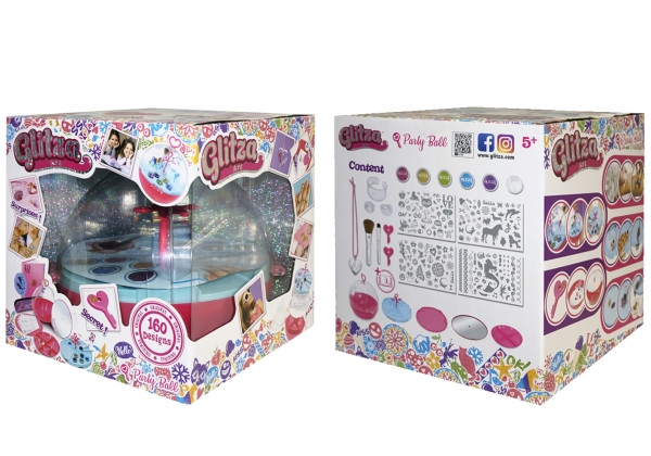 Knorrtoys | Glitza Art Partyball inkl. 200 Tattoos | GL7670