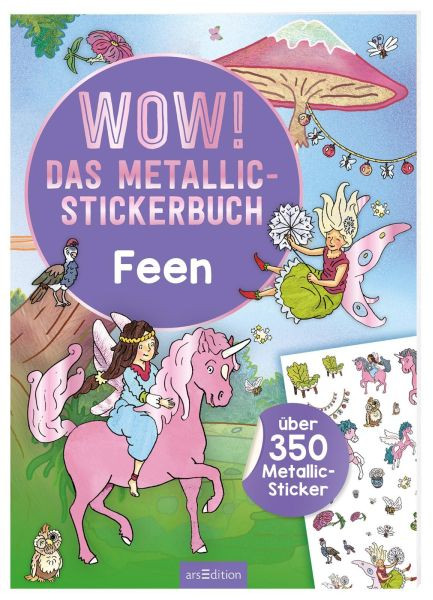 arsEdition | Wow! Das Metallic-Stickerbuch - Feen
