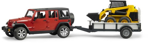 Bruder | JEEP Wrangler UR m.Anh.u. CAT Kompaktl | 2925