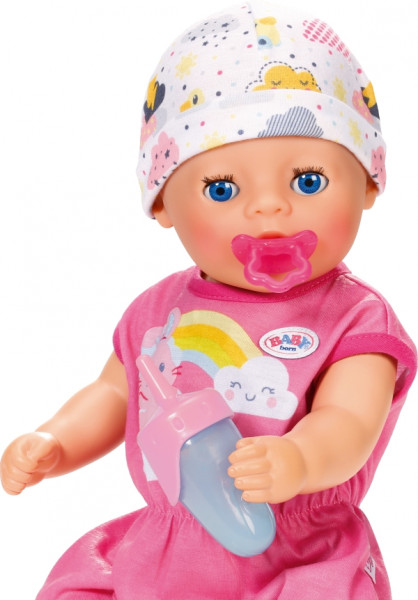 Zapf | BABY Born Zubehör | Kleine Flasche & Schnuller für Puppe 36cm | 827390