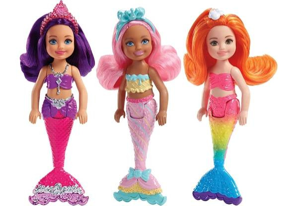 Mattel | Barbie Dreamtopia | Mini-Meerjungfrau Bon-Chelsea, pinkhaarig