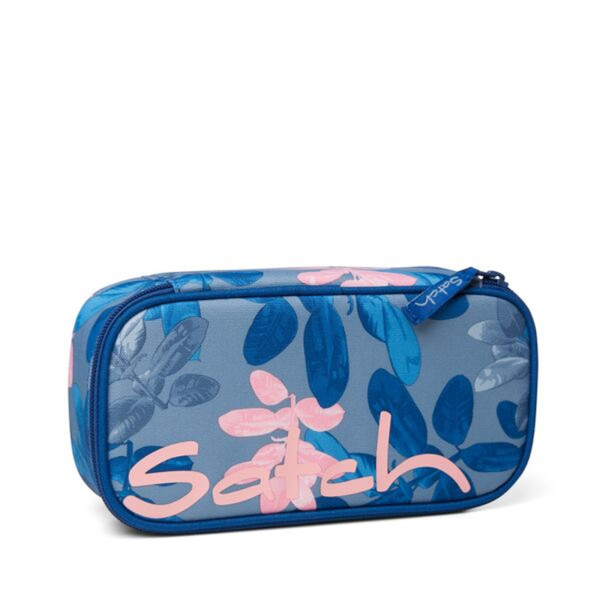 Schlamperbox von satch in blau mit Blumen