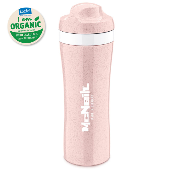 McNeill | Trinkflasche 425 ml, Koziol Oase Organic, pink | 3377800049