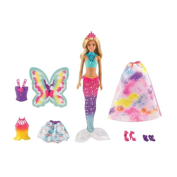 Mattel Barbie | FJD08 Dreamtopia Regenbogen Königreich 3in1