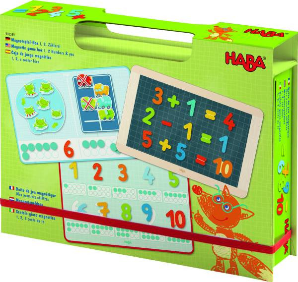 Haba | Magnetspiel-Box 1, 2, Zählerei