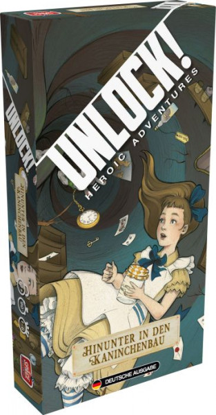 Asmodee | Unlock! Hinunter i.d. Kaninch. Einzelsz. | SCOD0045