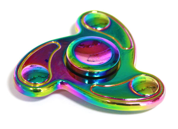 Finger Spinner | Schnecke | Metall | Regenbogen