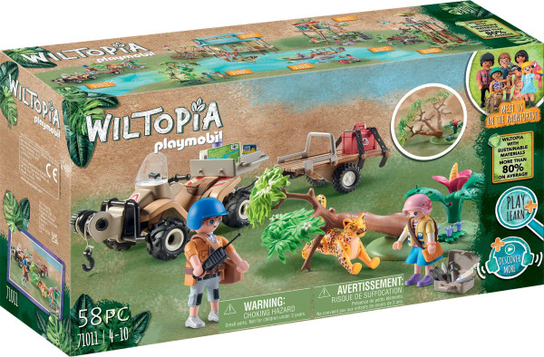 Playmobil | Wiltopia - Tierrettungs-Quad | 71011