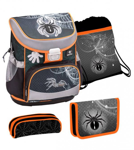 Belmil |  Mini-Fit Schulranzen Set 4 - teilig Spider