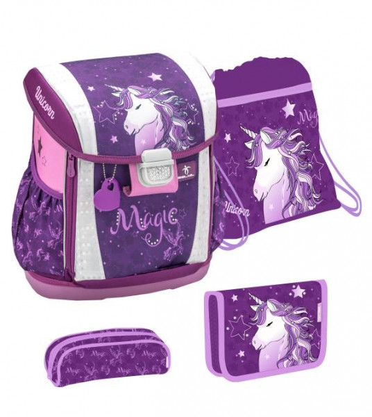 Belmil | Customize me Schulranzen Set 4 - teilig Unicorn Dreams