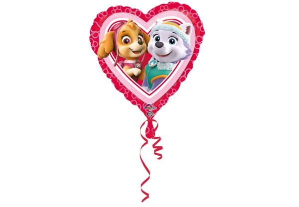 Amscan | PAW Patrol Folienballon pink  Herz | 3430201