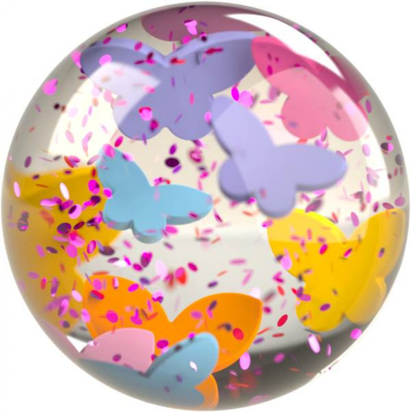Haba | Kullerbü – Effektkugel Glitzer-Schmetterling