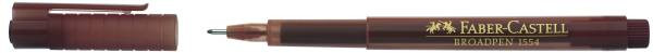 Faber-Castell | Fineliner BROADPEN 1554 | dunkelbraun
