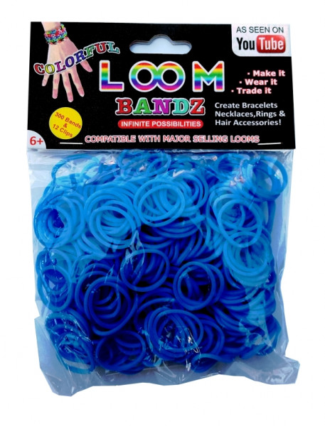 Loombandz | 300 Ringe | Dunkelblau