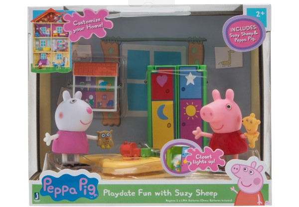 Jazwares | Peppa kl. Zimmerspielsets, sortiert | 97000