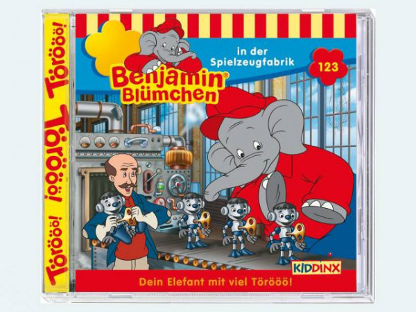 Kiddinx | Benjamin Blümchen CD | Folge 123 - In der Spielzeugfabri