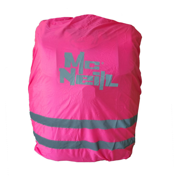 McNeill | Regenhaube mit reflektierendem Logo | neonpink