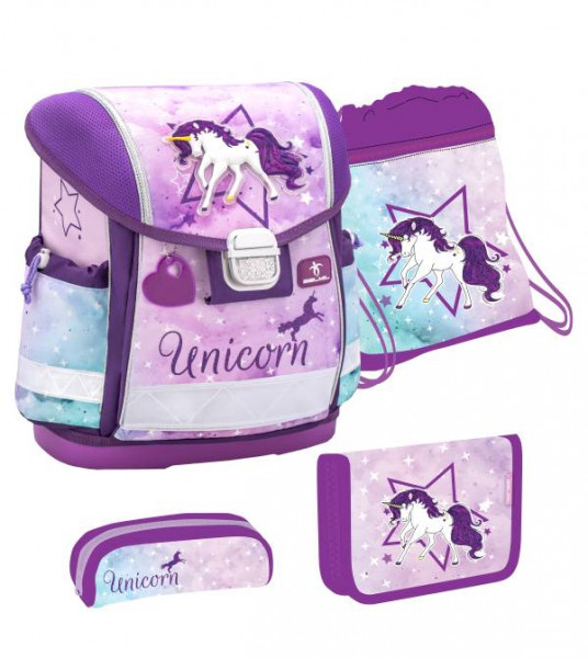Belmil | Classy Schulranzen Set 4 - teilig Unicorn