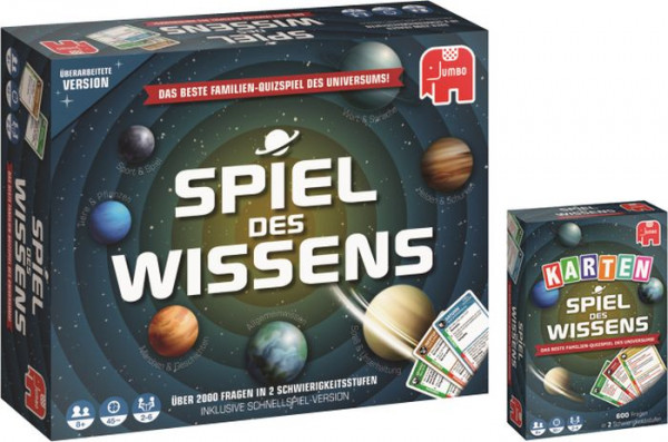 Jumbo Spiele | Spiel des Wissens Original + Kartenspiel | 81821